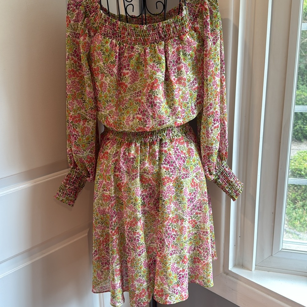 LEYDEN Ciron Daisy off the shoulder dress - Picture 5 of 5